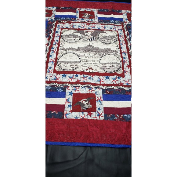 Centennial Quilt 51.5 x 62.5 Double/Full Handmade - Picture 2 of 8